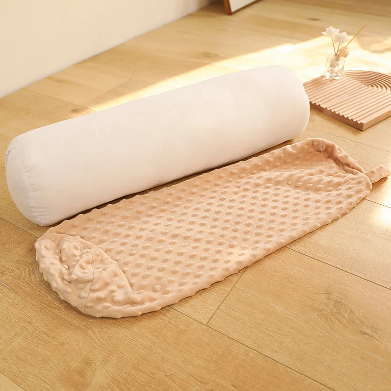150cm Long Pillow Inner Round Body Cushion with Zipper Washable. For Sun/Moon Bathing Tent