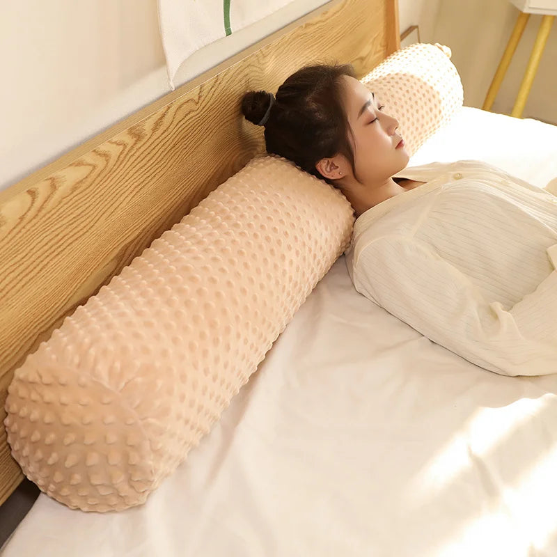 150cm Long Pillow Inner Round Body Cushion with Zipper Washable. For Sun/Moon Bathing Tent