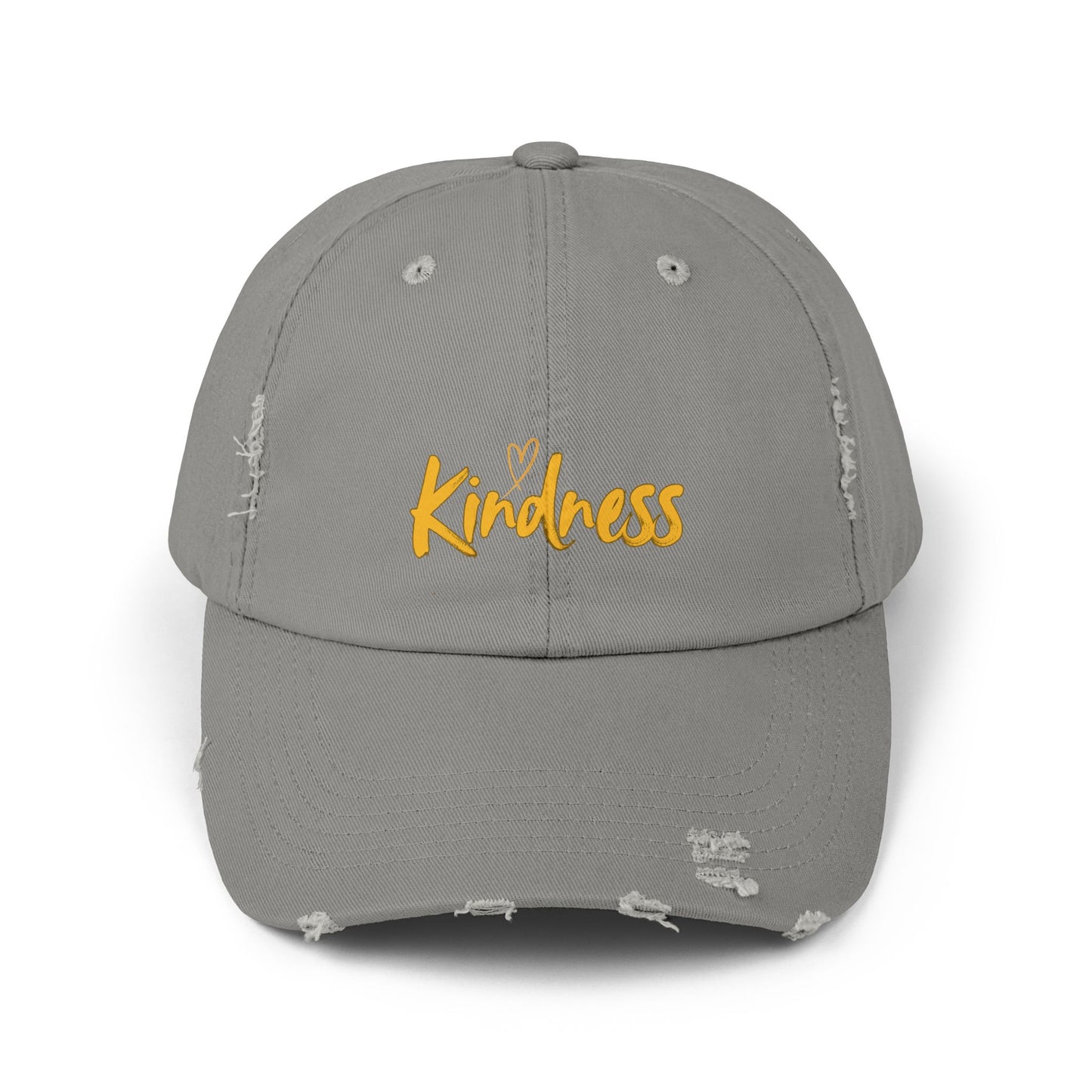 Kindness- Unisex Distressed Cap