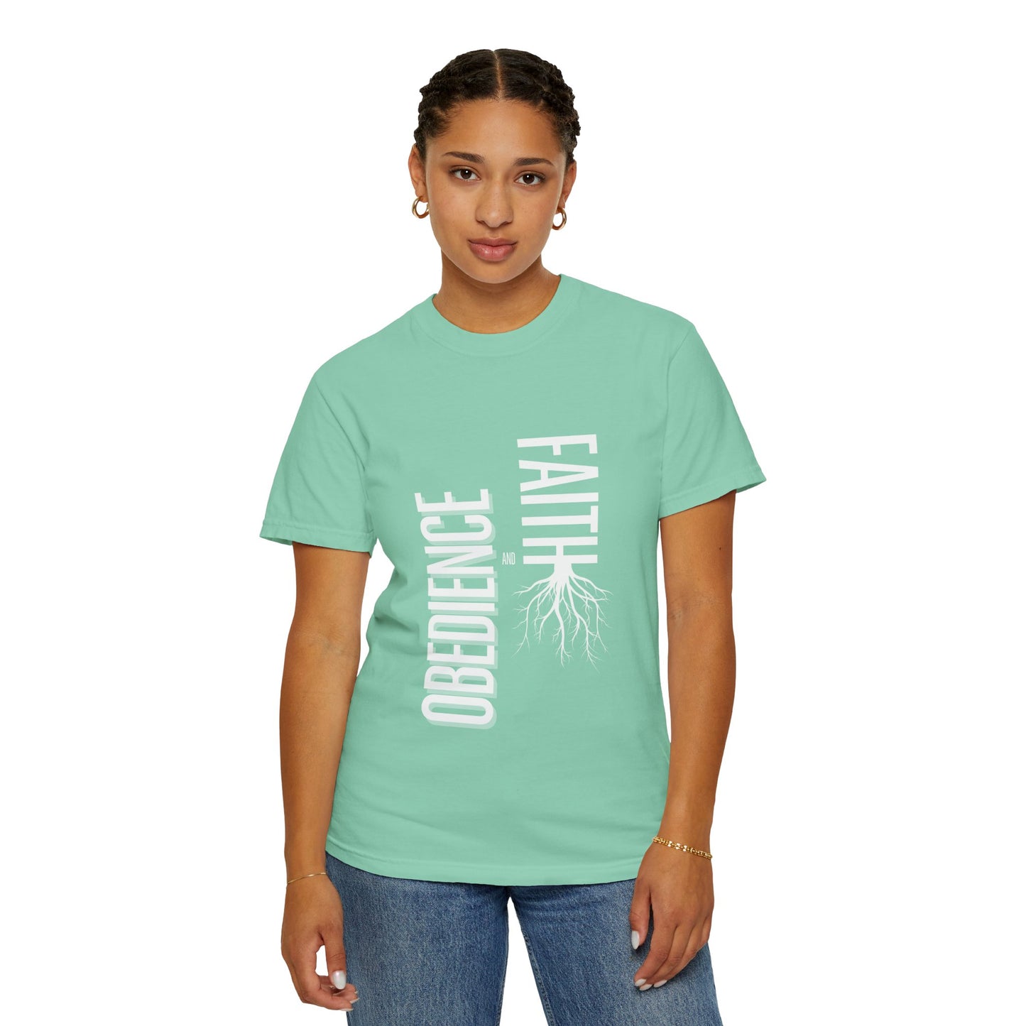 Rooted in Faith and Obedience - Christian Unisex T Shirt