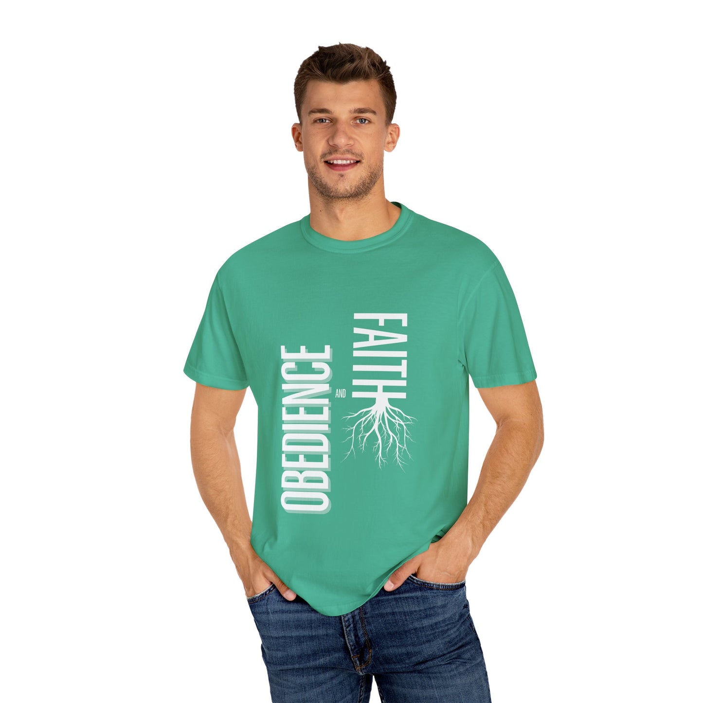 Rooted in Faith and Obedience - Christian Unisex T Shirt