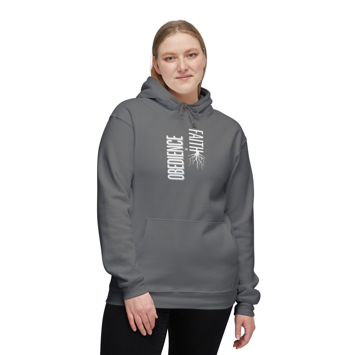 Rooted in Faith and Obedience - Christian Unisex Hoodie