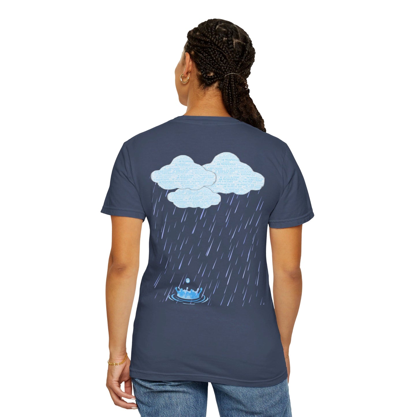 No Rain. No Rainbows. Inspirational Unisex T-shirt