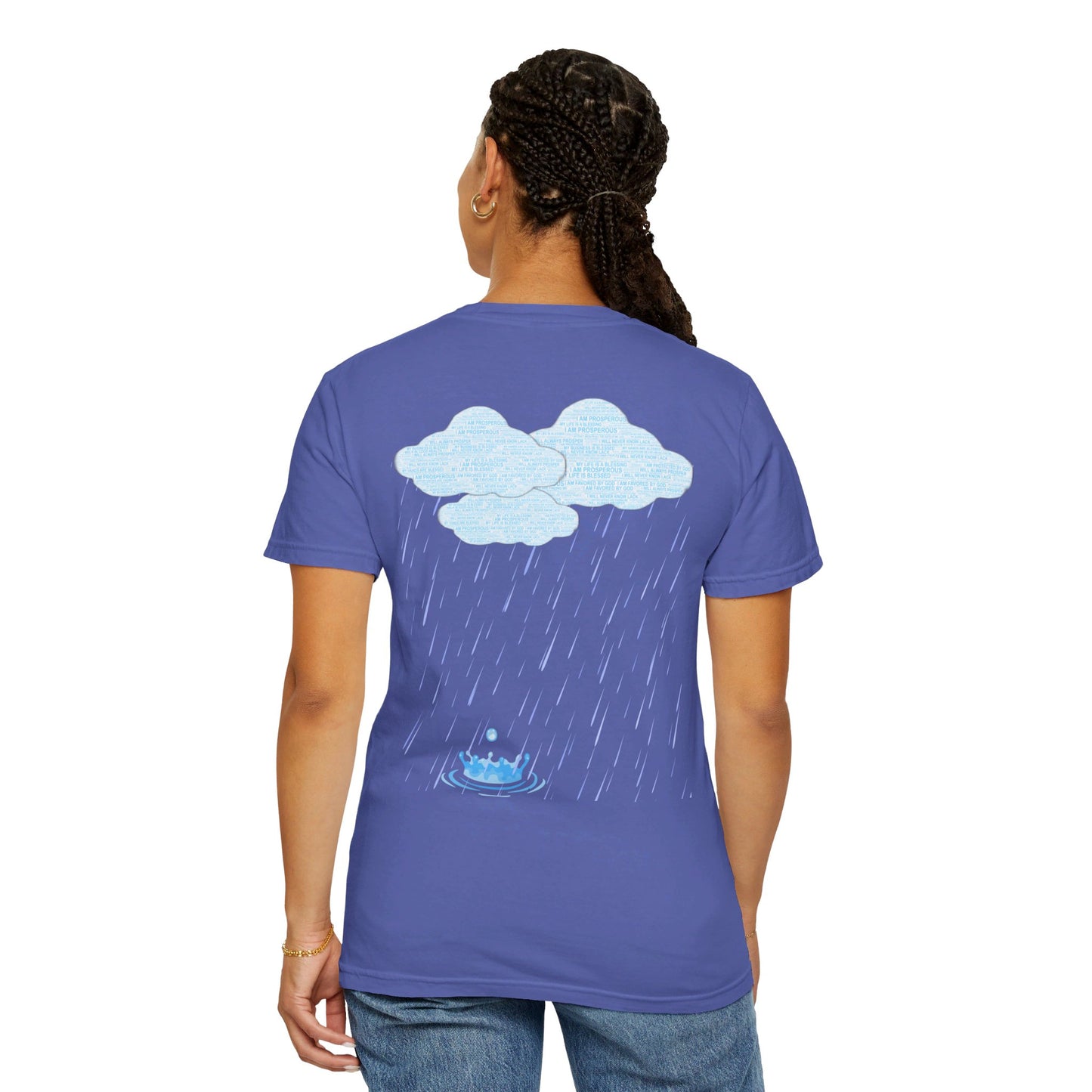 No Rain. No Rainbows. Inspirational Unisex T-shirt