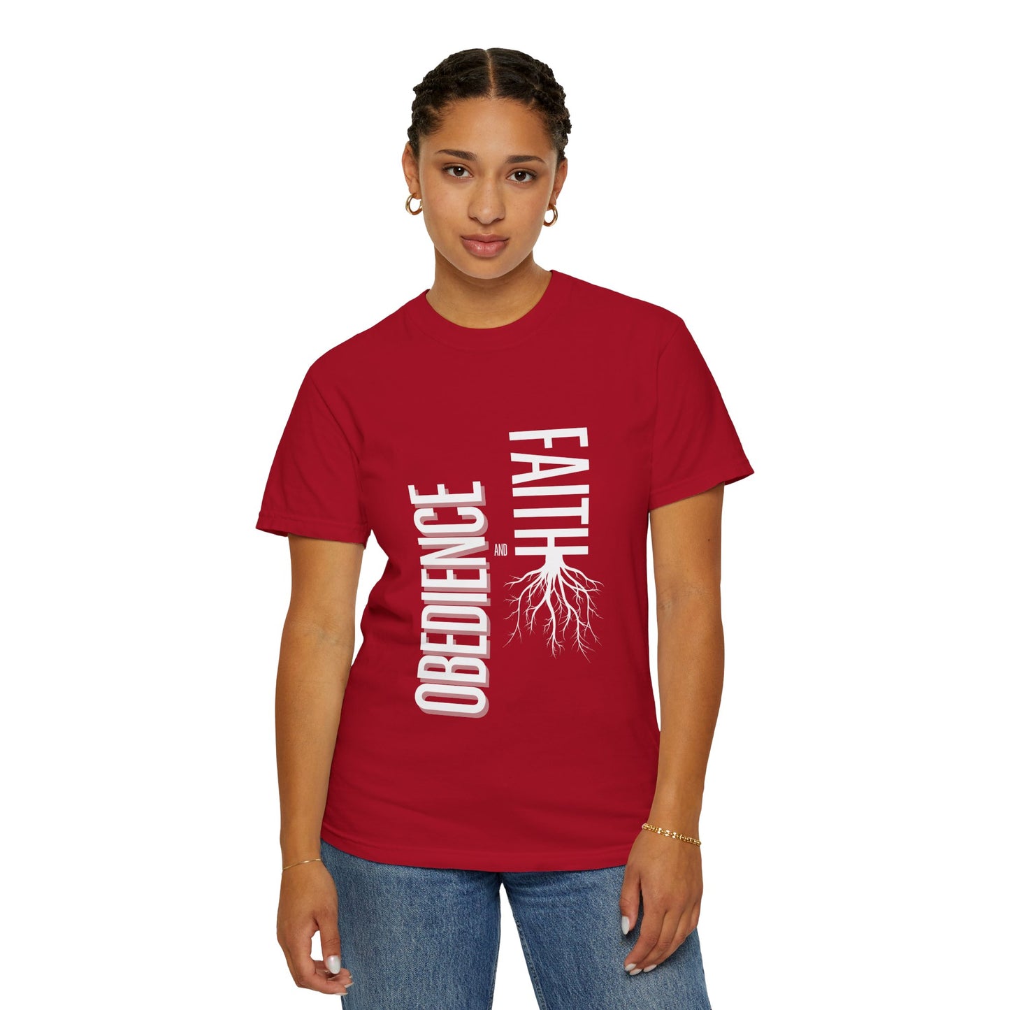 Rooted in Faith and Obedience - Christian Unisex T Shirt