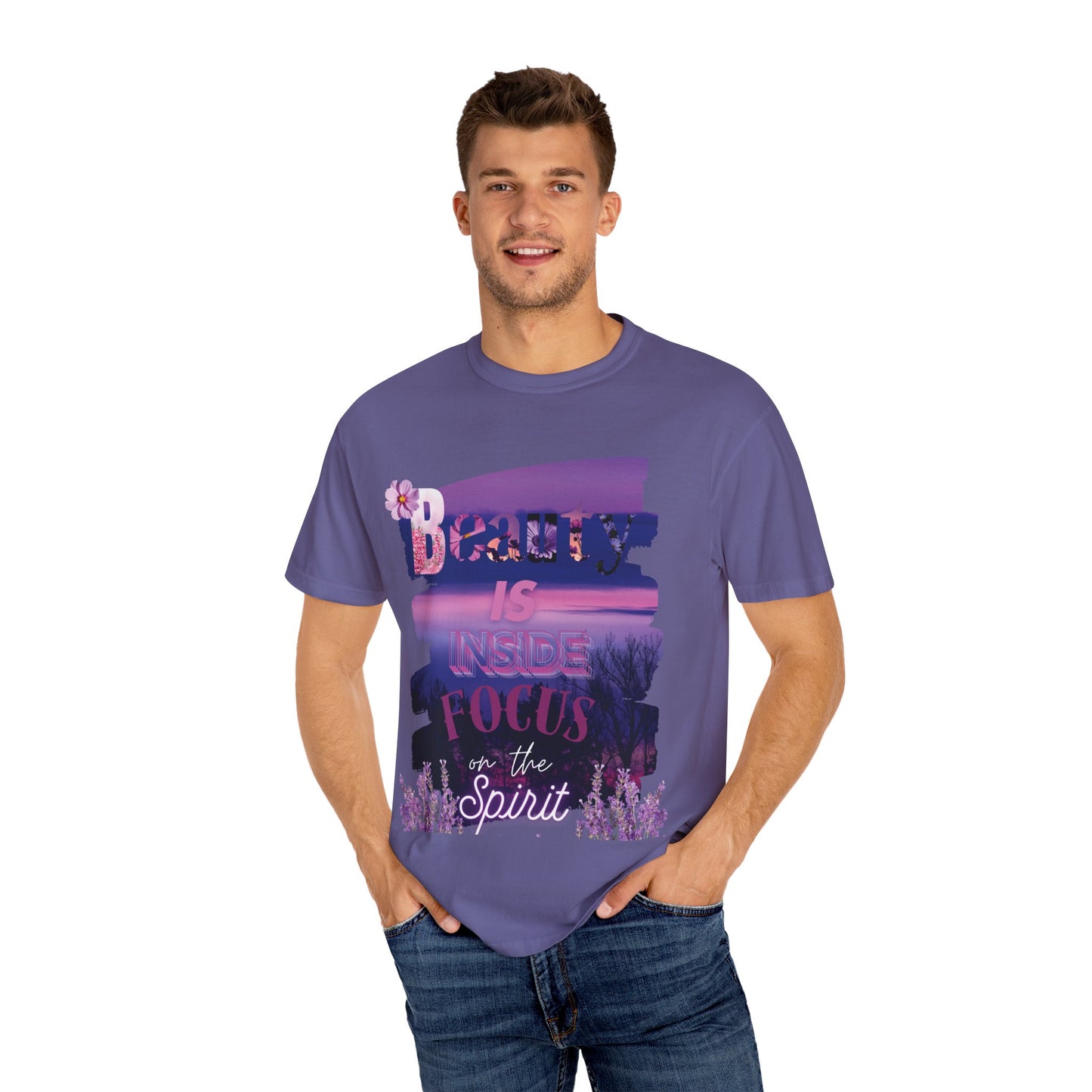 Spiritual Unisex T-Shirt - 'Beauty is inside Focus on the Spirit'