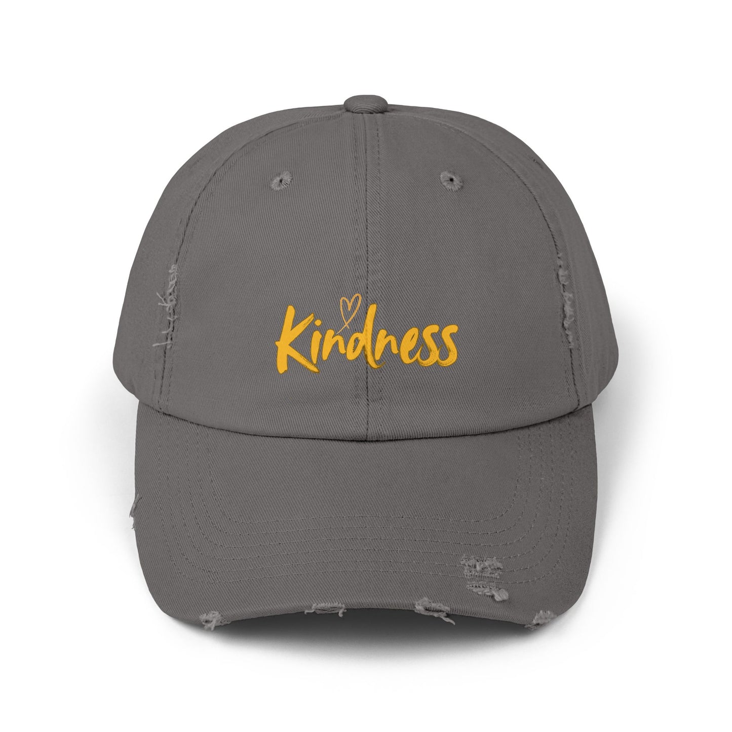 Kindness- Unisex Distressed Cap