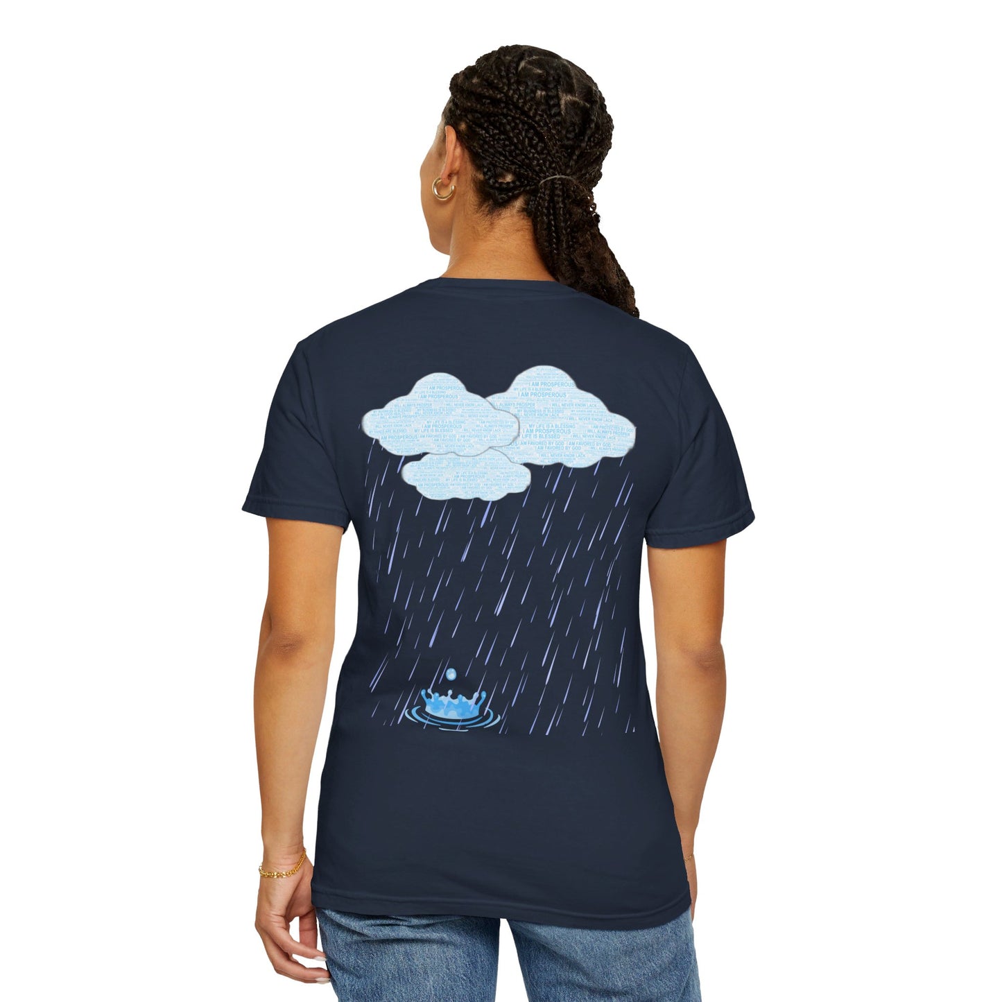 No Rain. No Rainbows. Inspirational Unisex T-shirt