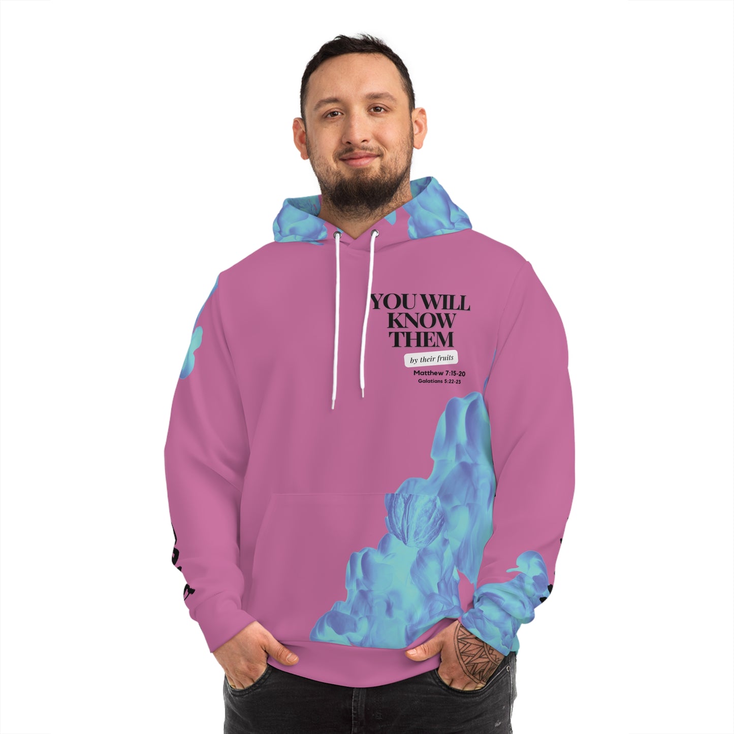 You Will Know Them-Unisex Hoodie (Pink)