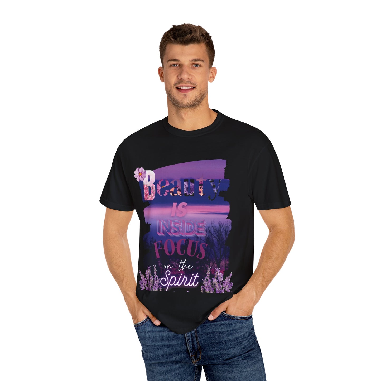 Spiritual Unisex T-Shirt - 'Beauty is inside Focus on the Spirit'