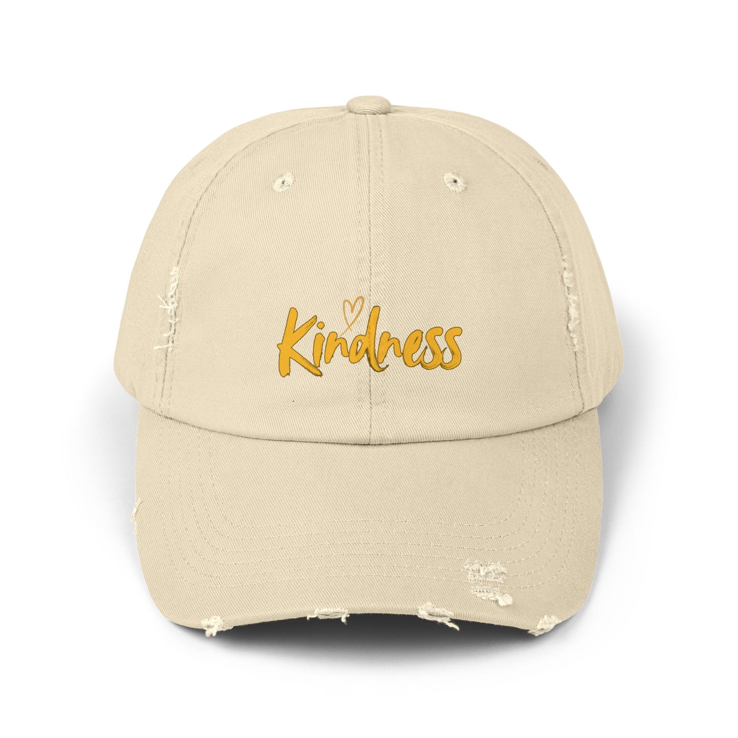 Kindness- Unisex Distressed Cap