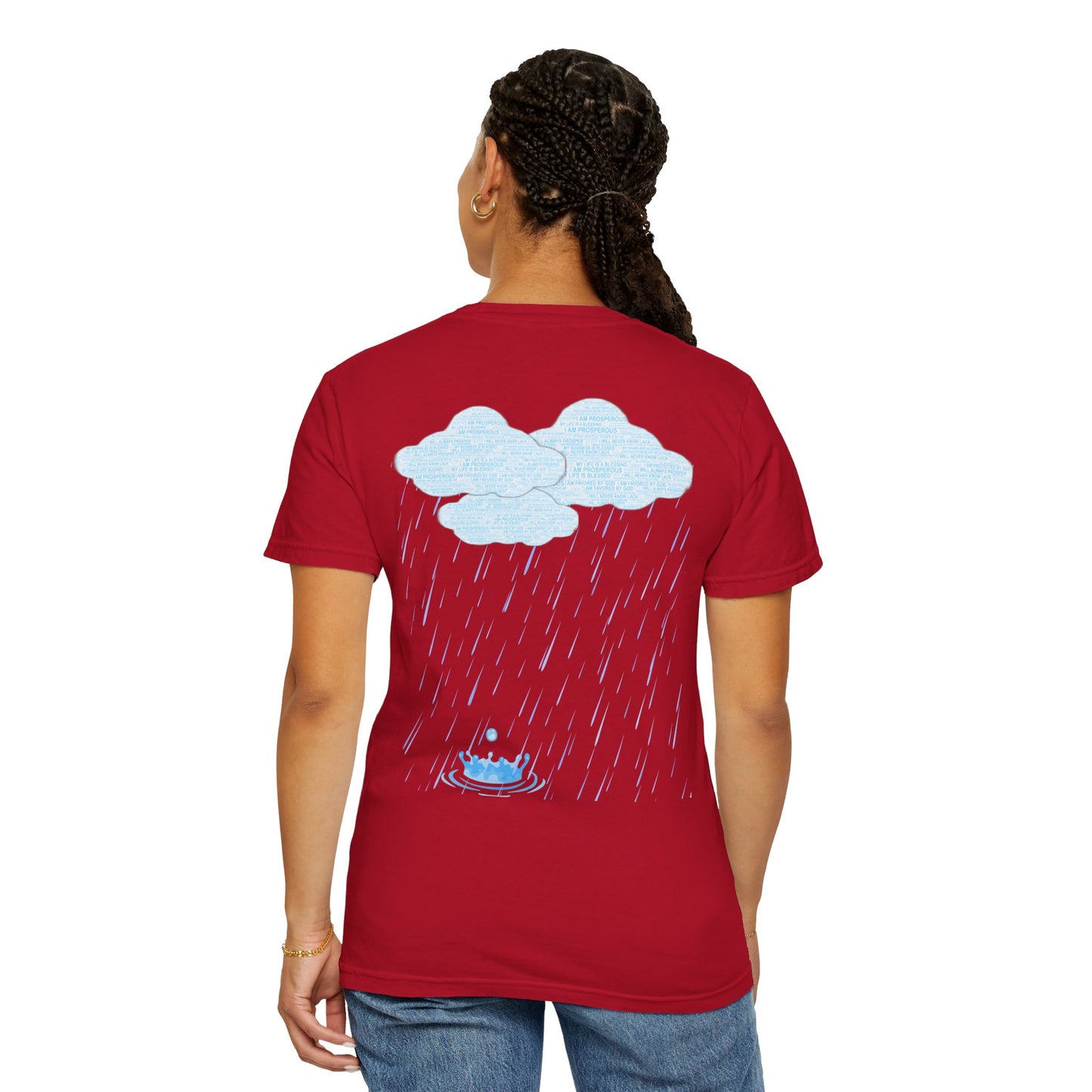 No Rain. No Rainbows. Inspirational Unisex T-shirt