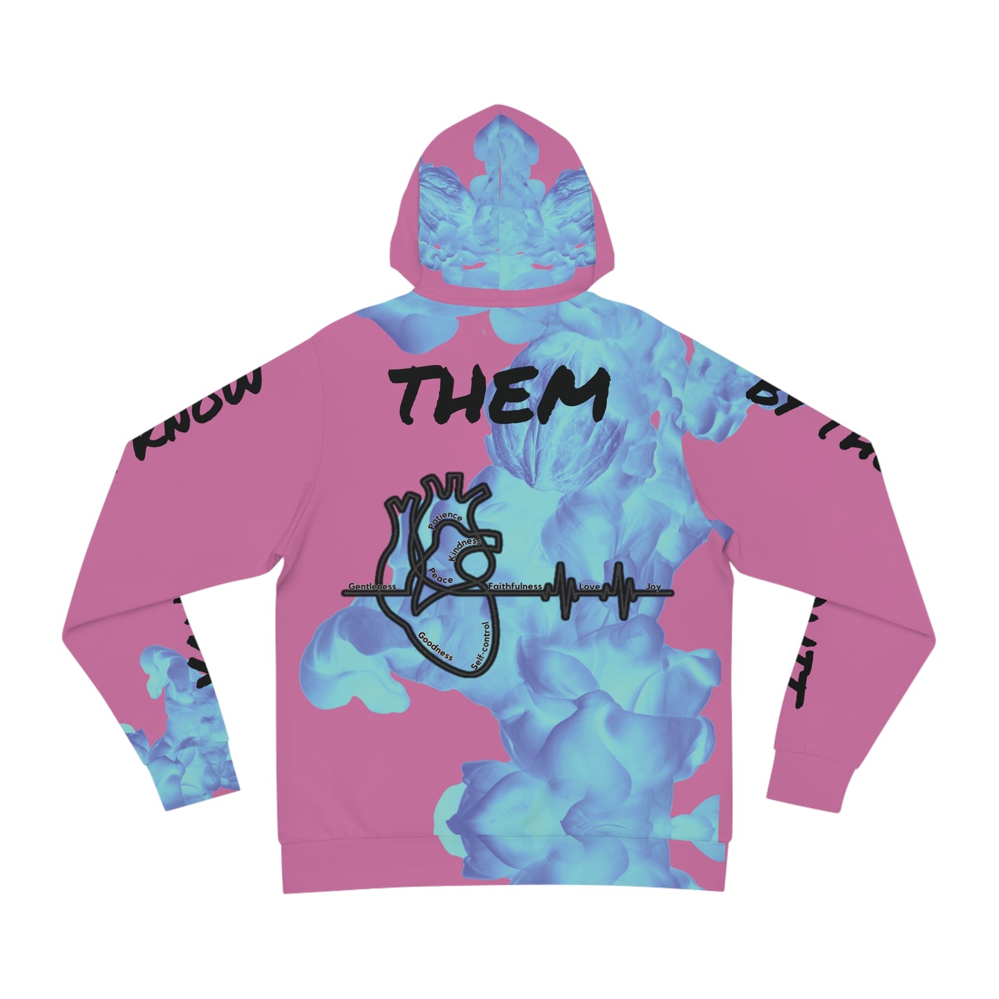 You Will Know Them-Unisex Hoodie (Pink)