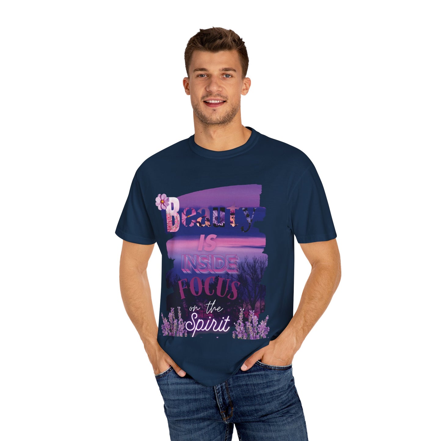 Spiritual Unisex T-Shirt - 'Beauty is inside Focus on the Spirit'