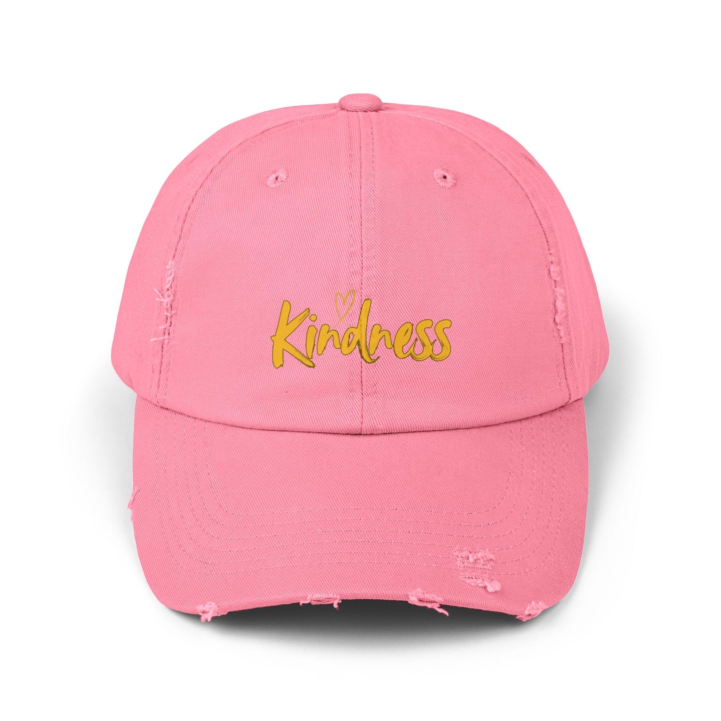 Kindness- Unisex Distressed Cap