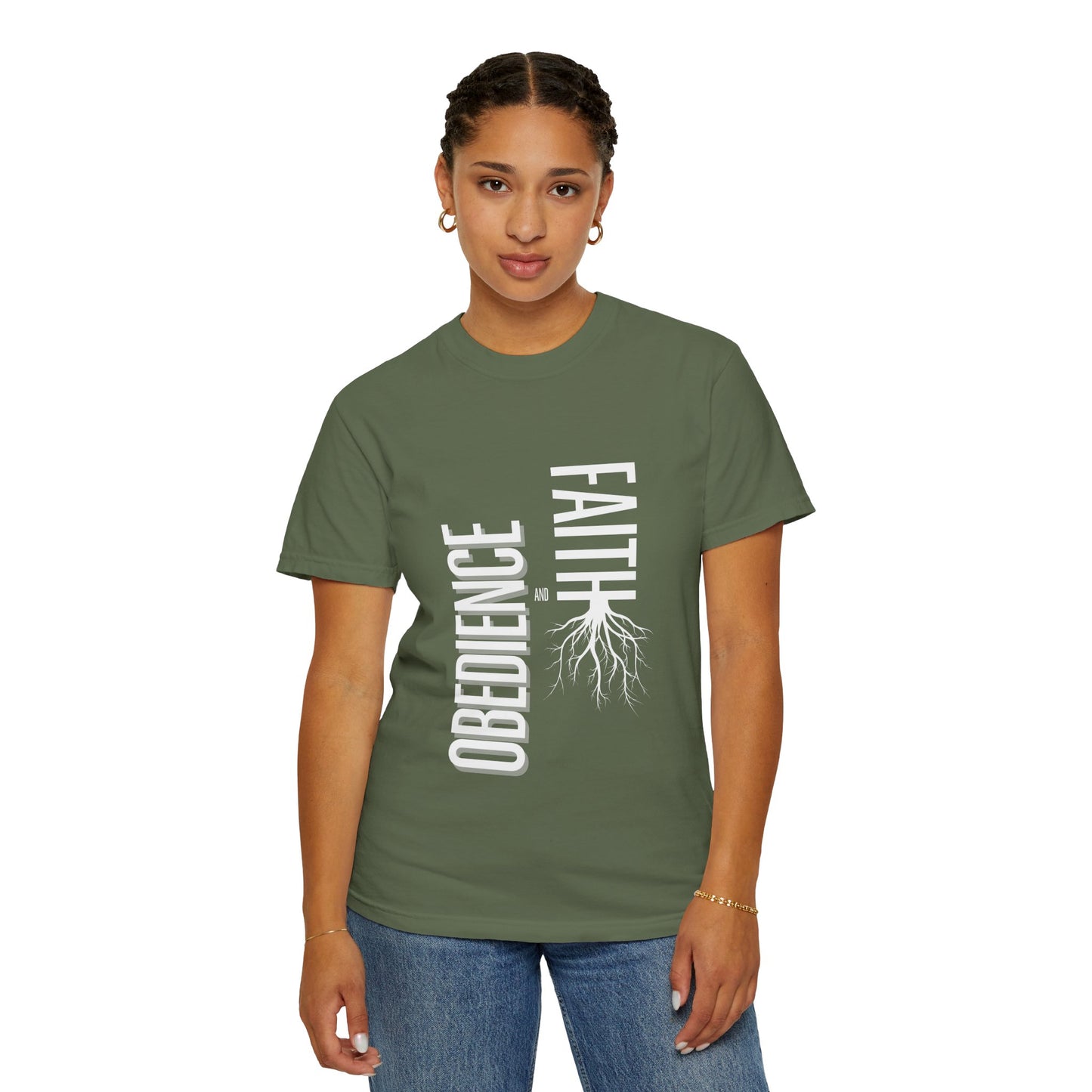 Rooted in Faith and Obedience - Christian Unisex T Shirt