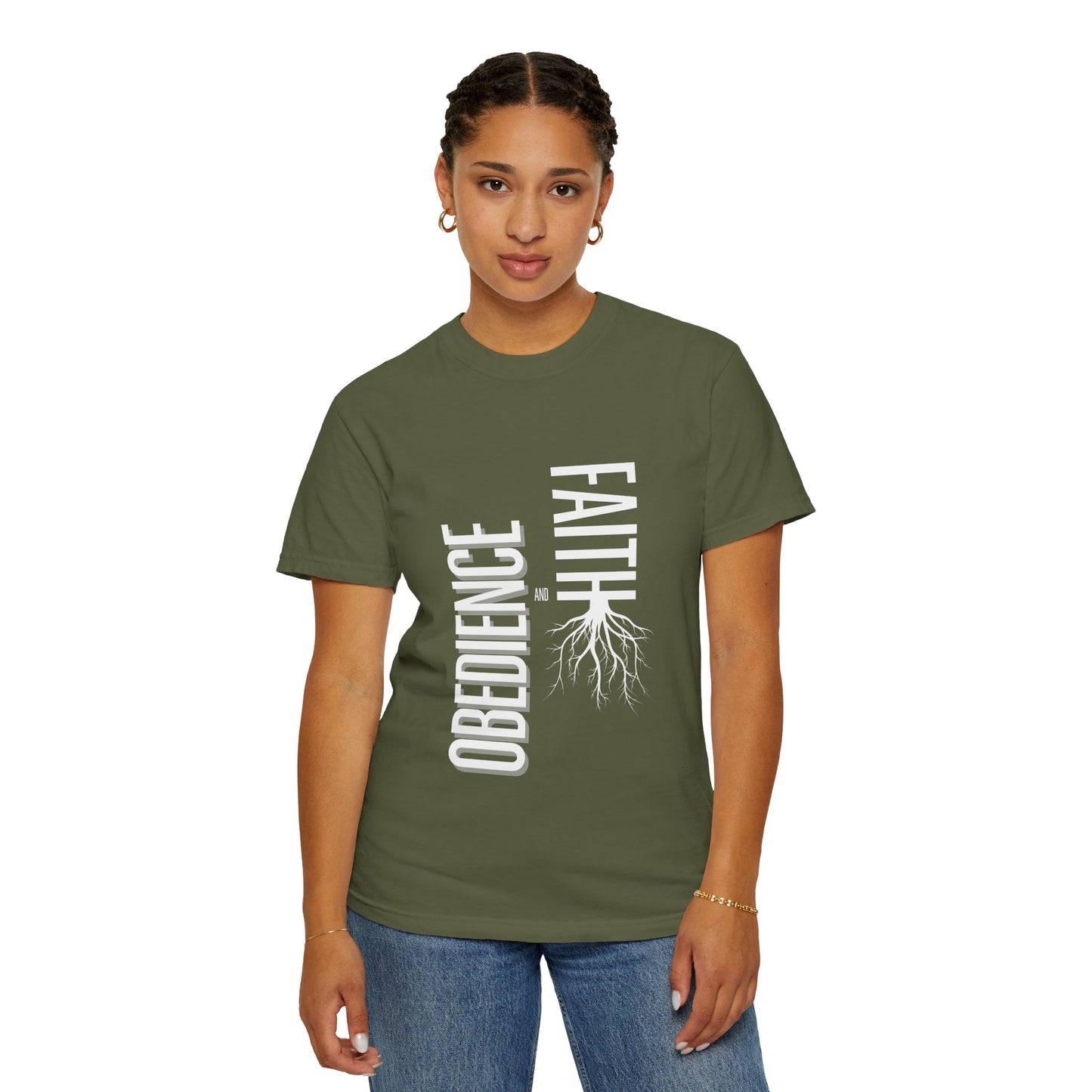 Rooted in Faith and Obedience - Christian Unisex T Shirt