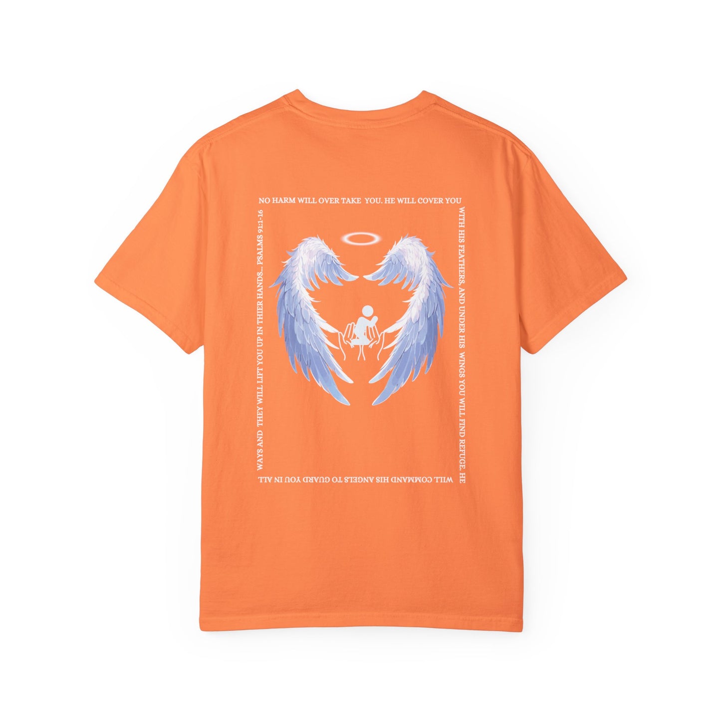 Protected Male Figure Design w/ Angel Wings - Male T-shirt