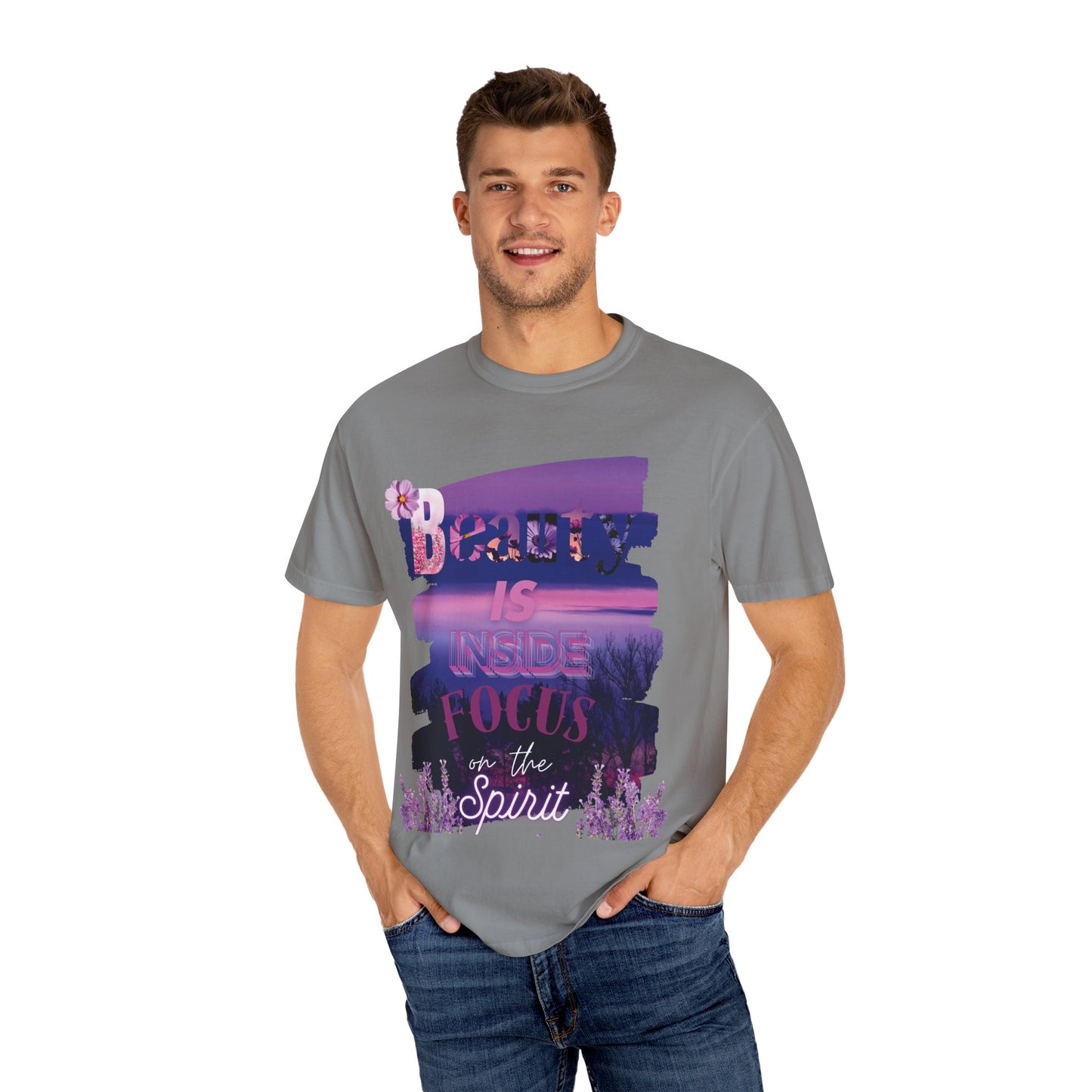 Spiritual Unisex T-Shirt - 'Beauty is inside Focus on the Spirit'