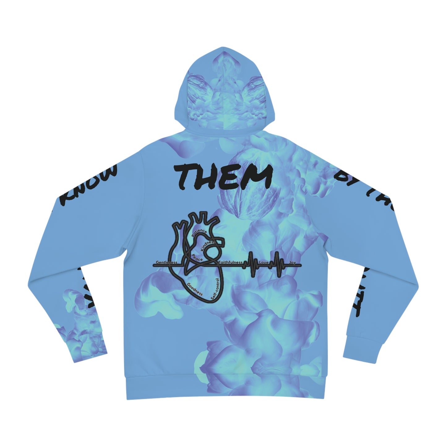 You Will Know Them-Unisex Hoodie (Light Blue)