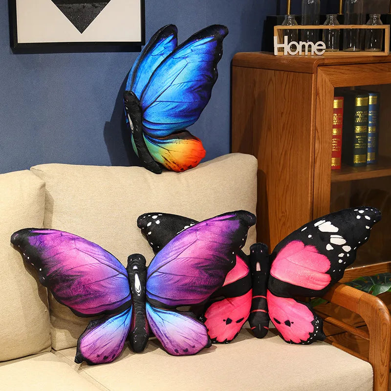 Cute Soft Butterfly Plush Pillows for Sun/Moon Bathing Tent